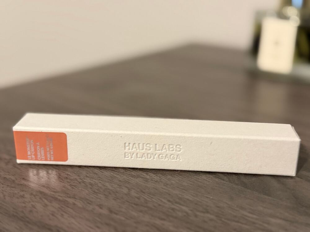 Haus Labs Le Monster Lip Crayon Light Peony Matte Full Size NEW
